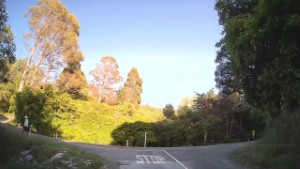 Driving along Milnthorpe Quay in Parapara