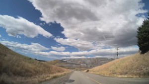 Driving part of Golden Bar Road in Macraes | Otago | New Zealand | 4K