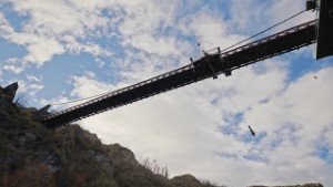 Bungy jumping from the Kawarau River Bridge | Otago | New Zealand | 4K
