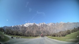 Driving Maori Jack Road in Jacks Point in Kawarau Falls near Queenstown | Otago | New Zealand | 4K