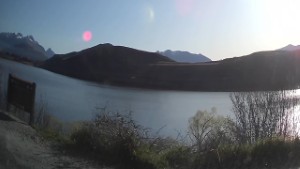 Driving around Lake Hayes Reserve near Queenstown New Zealand | 4K