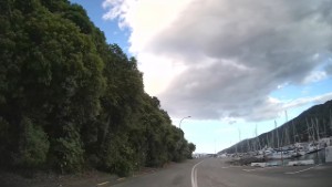 Driving next to the Marina in Waikawa | Marlborough | New Zealand | 4K