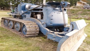 Vintage 1950s Vickers Vikon Cable Bulldozer in Wanaka