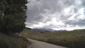 Driving part of Earthquake Road from Duntroon in Otago