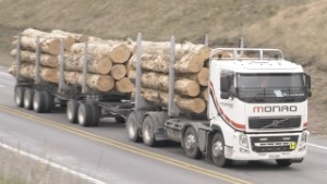Volvo Trucks on the Road around New Zealand's South Island