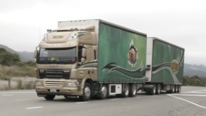 53 DAF Trucks on the Road around New Zealand's South Island