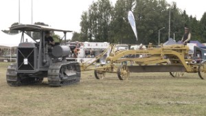 1929 Caterpillar Sixty Tractor with a CAT 66 Grader