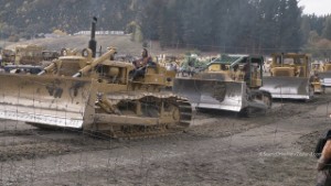 World Record 242 Caterpillar Machines in a Parade at Wheels at Wanaka