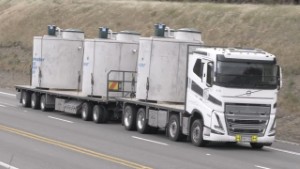 63 Volvo Trucks on the Road around New Zealand's South Island
