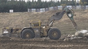 Caterpillar Underground Loader with Rock Breaker