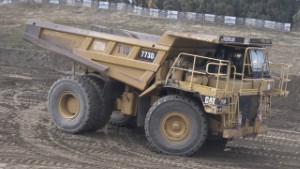Caterpillar CAT 773D Dump Truck at Wheels at Wanaka 2025