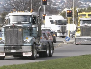 Trucks at the 2025 Truck-It Convoy in Christchurch